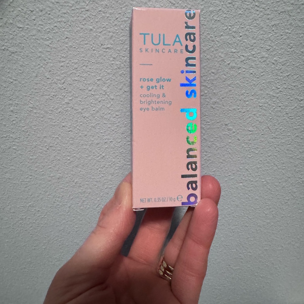 NIB TULA Skincare Rose Glow Eye Balm - Picture 2 of 9